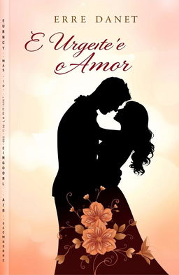 A captivating book cover for a biography titled 'E Urgente o Amor'