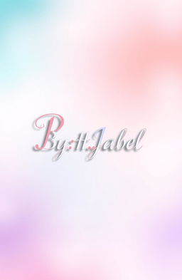 An elegant and artistic representation of the phrase 'By: H