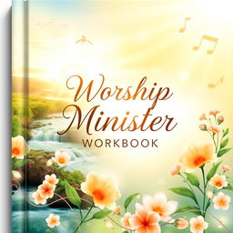 A beautifully designed worship minister workbook cover, featuring an elegant and uplifting design