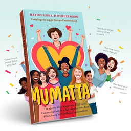 A vibrant and engaging ebook cover design for 'Mumattack', illustrating the theme of resilience in motherhood