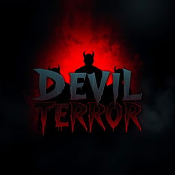 A horror movie poster for a film titled "Devil Terror" featuring a dark and atmospheric design