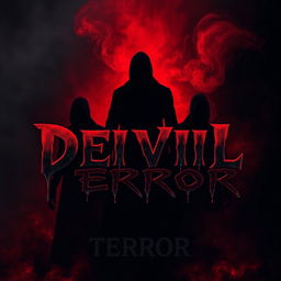 A horror movie poster for a film titled "Devil Terror" featuring a dark and atmospheric design