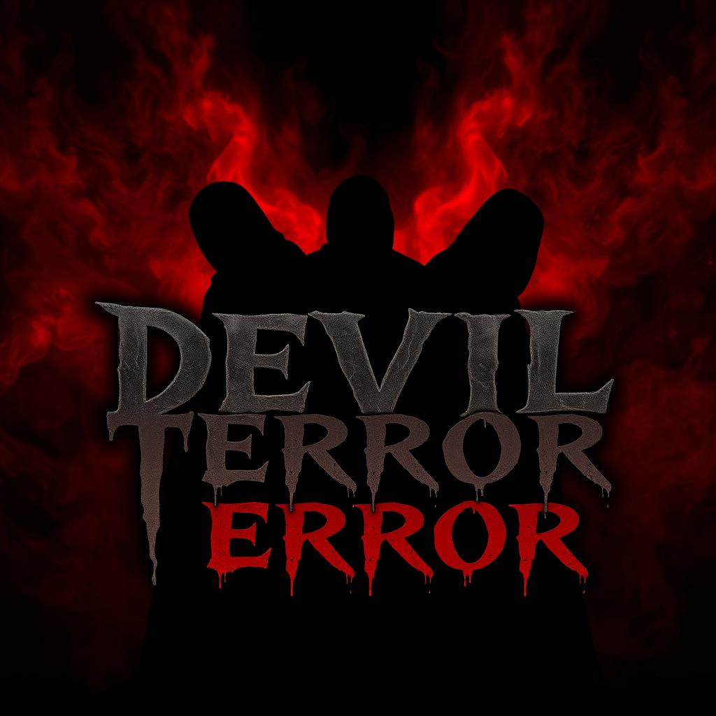 A horror movie poster for a film titled "Devil Terror" featuring a dark and atmospheric design