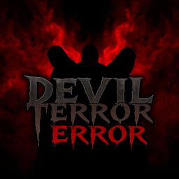 A horror movie poster for a film titled "Devil Terror" featuring a dark and atmospheric design