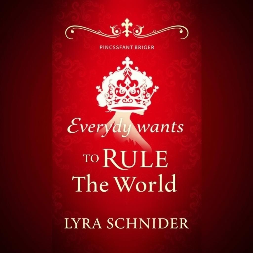 A captivating book cover design that beautifully represents royalty and fantasy