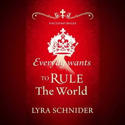 A captivating book cover design that beautifully represents royalty and fantasy