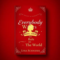 A captivating book cover design that beautifully represents royalty and fantasy