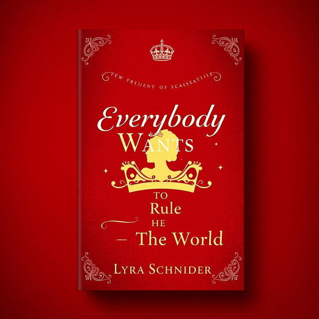 A captivating book cover design that beautifully represents royalty and fantasy