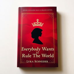 A captivating book cover design that beautifully represents royalty and fantasy