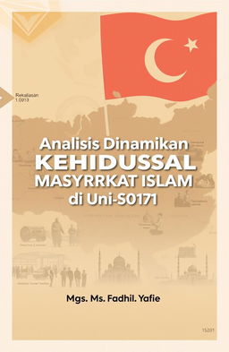 A book cover for the title 'Analisis Dinamika Kehidupan Sosial Masyarakat Islam di Uni Soviet (1922-1991)' by Mgs