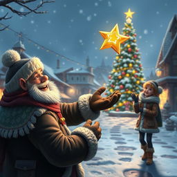 A captivating scene in Coldmaw Town where Michelle and Chloe finally find Mr