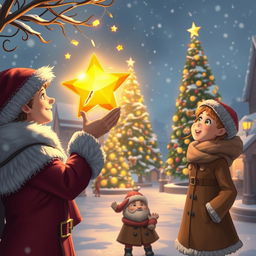 A captivating scene in Coldmaw Town where Michelle and Chloe finally find Mr