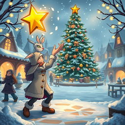 A captivating scene in Coldmaw Town where Michelle and Chloe finally find Mr