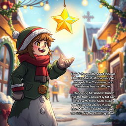 In the heart of Coldmaw Town, a vibrant scene unfolds as Michelle and Chloe discover Mr