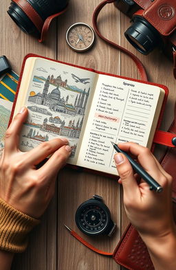 A beautifully designed pocket diary specifically tailored for travelers wanting to converse in Spanish