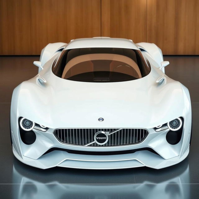 A futuristic Swedish supercar from the future, inspired by a 1940 Ford Coupe and the Frogeater, reimagined as a cutting-edge concept car by the esteemed designer Thomas Ingenlath