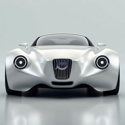 A futuristic Swedish supercar from the future, inspired by a 1940 Ford Coupe and the Frogeater, reimagined as a cutting-edge concept car by the esteemed designer Thomas Ingenlath