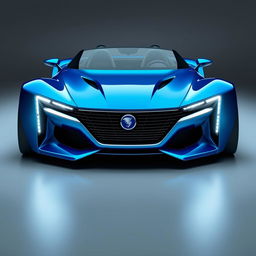 A futuristic Swedish open supercar from the future, inspired by a 1940 Ford Coupe and the Frogeater, reimagined as a cutting-edge concept car by the esteemed designer Thomas Ingenlath