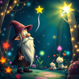 A whimsical scene featuring Mr