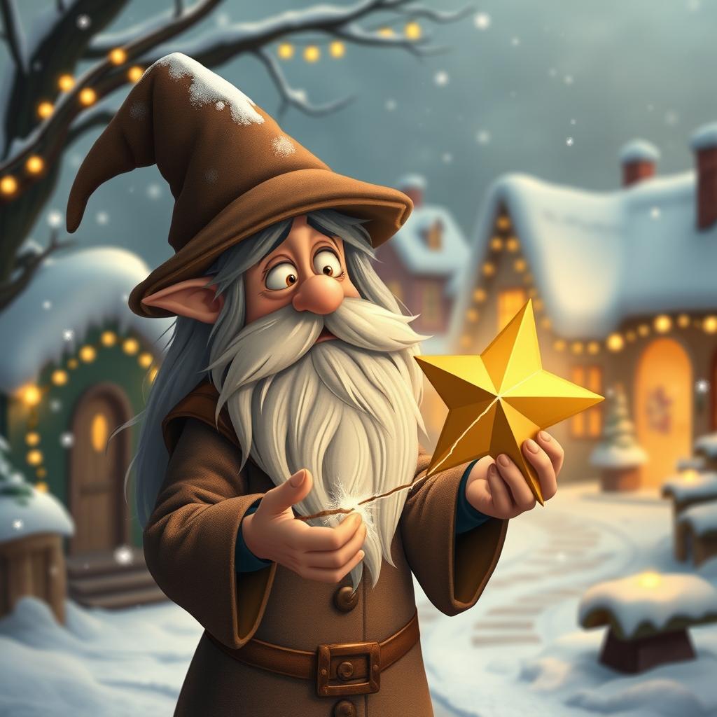 In a magical setting, Mr