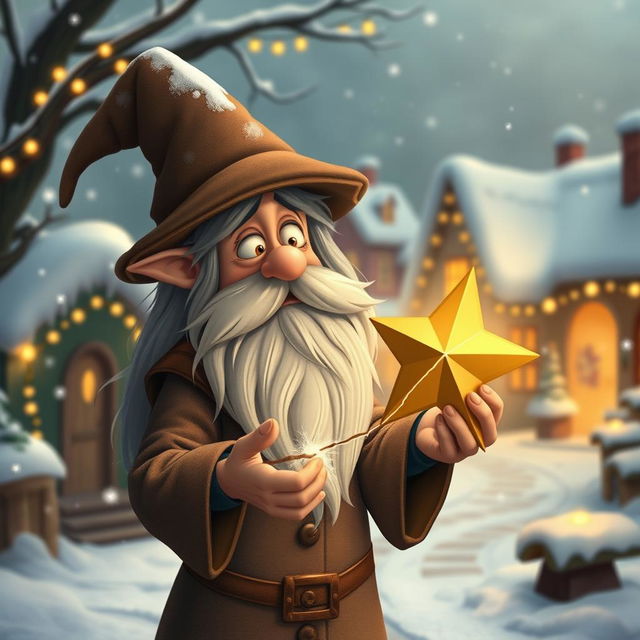 In a magical setting, Mr