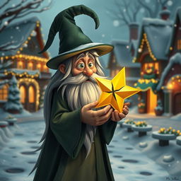 In a magical setting, Mr