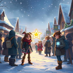 In the bustling Coldmaw Town, where villagers prepare for the upcoming ceremony, Chole, an adventurous young woman with a determined expression, devises a daring plan