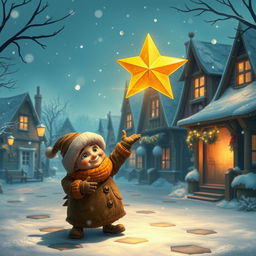 In the enchanting Coldmaw Town, a serene winter scene unfolds as they discover Mr