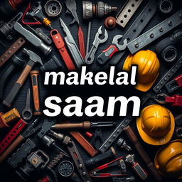 A stylish and masculine avatar for the group 'Сделай сам', designed for men, showcasing elements that symbolize male creativity and hobbies