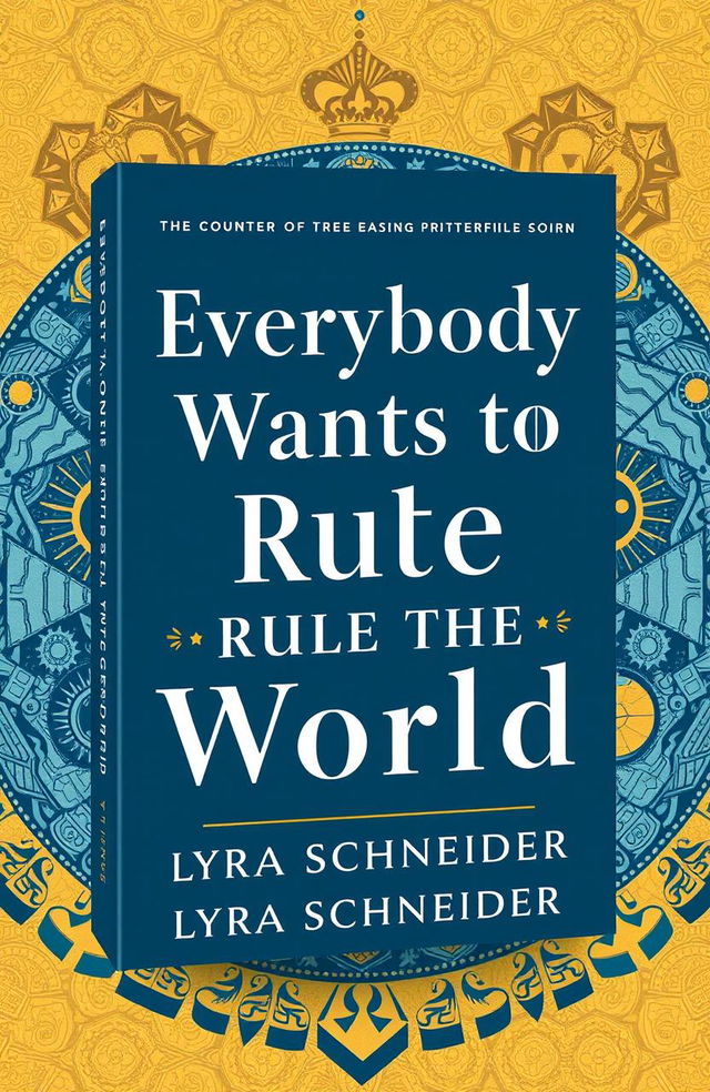 A professional and captivating book cover for "Everybody Wants to Rule the World" by Lyra Schneider