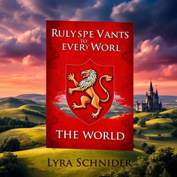A fantasy book cover design for 'Everybody Wants to Rule the World' by Lyra Schneider