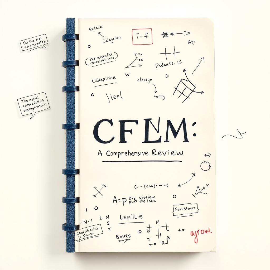 A book cover that features a clean and organized layout, evoking the look of a well-worn notebook filled with review notes