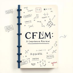 A book cover that features a clean and organized layout, evoking the look of a well-worn notebook filled with review notes