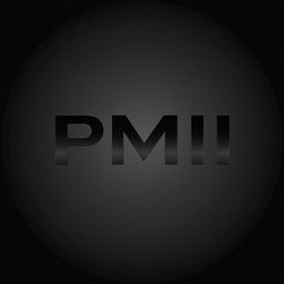 A sleek, modern logo design featuring the letters 'PMII' in an elegant, minimalist style