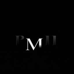 A sleek, modern logo design featuring the letters 'PMII' in an elegant, minimalist style