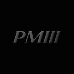 A sleek, modern logo design featuring the letters 'PMII' in an elegant, minimalist style