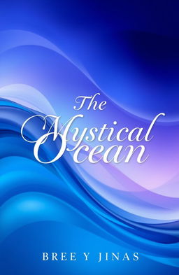 A captivating book cover design for 'The Mystical Ocean'