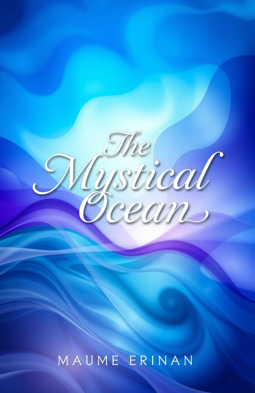 A captivating book cover design for 'The Mystical Ocean'