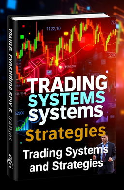 A visually striking book cover design for a book titled 'Trading Systems and Strategies'
