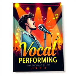 A striking cover design for a vocal performing book