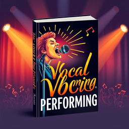 A striking cover design for a vocal performing book