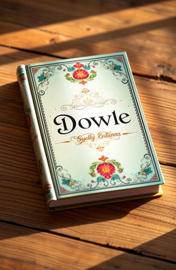 A beautifully designed book cover featuring intricate illustrations and vibrant colors