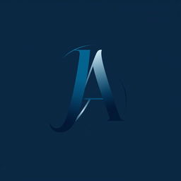 A creative logo design featuring the intertwined letters 'J' and 'A'