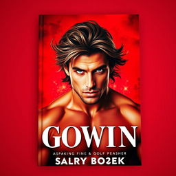 A striking book cover featuring a vibrant red background that exudes intensity and passion
