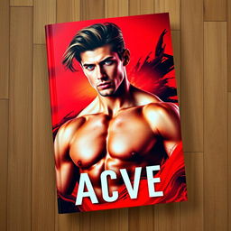 A striking book cover featuring a vibrant red background that exudes intensity and passion