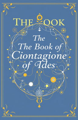 A beautifully illustrated cover for a book titled 'The Book of Contagion of Ideas'
