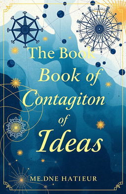 A beautifully illustrated cover for a book titled 'The Book of Contagion of Ideas'