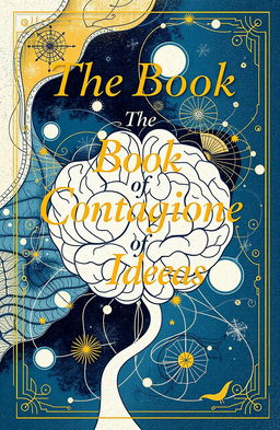 A beautifully illustrated cover for a book titled 'The Book of Contagion of Ideas'