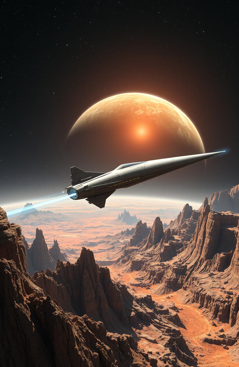 A breathtaking space opera scene titled 'Wild Horses' by Momir Iseni