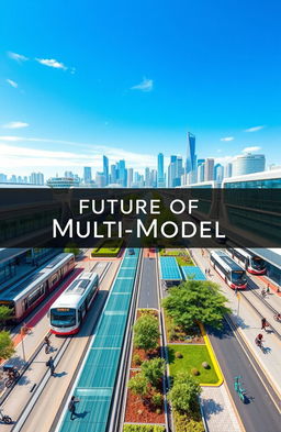 A modern and sleek graduation book cover design featuring a multi-modal transportation hub